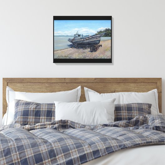 "Zee Breez" Canvas Afdruk (Insitu (Slaapkamer))