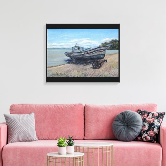 "Zee Breez" Canvas Afdruk (Insitu (Woonkamer))