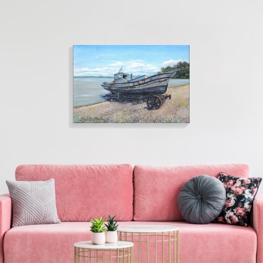 "Zee Breez" Canvas Afdruk (Insitu (Woonkamer))