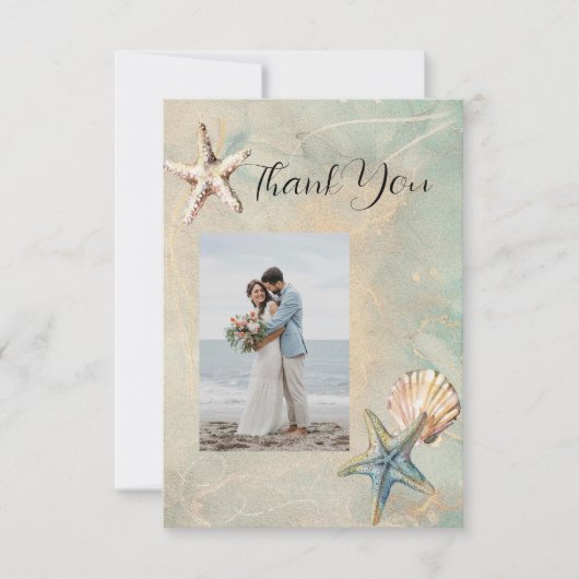 Zee Breeze Flat Dank u kaart (Voorkant)