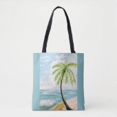 Zee Breeze Palm Tote Bag (Voorkant)
