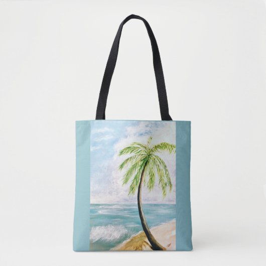 Zee Breeze Palm Tote Bag (Voorkant)