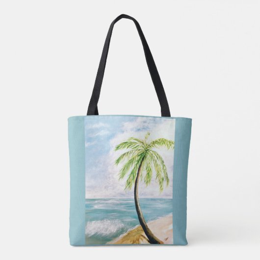 Zee Breeze Palm Tote Bag (Achterkant)