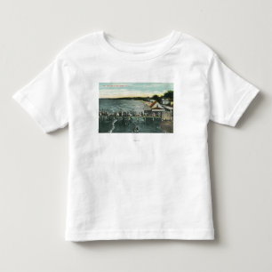 Zee Breeze Pier en Lake Scene Kinder Shirts