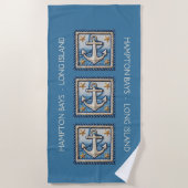 Zee Breeze Verankerde handdoek (Voorkant)