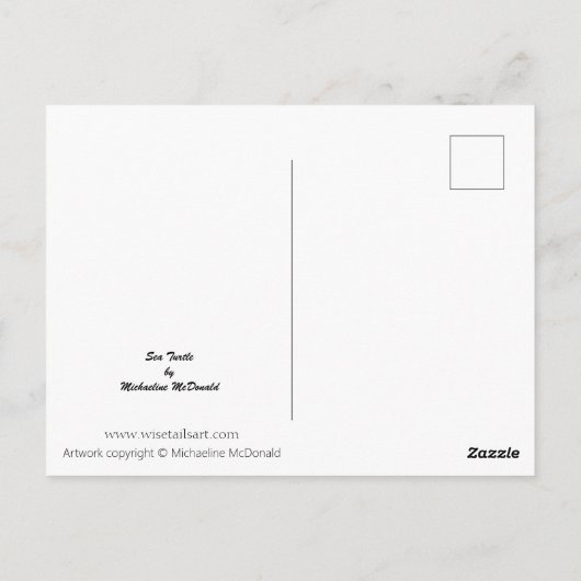 Zee Briefkaart (Achterkant)