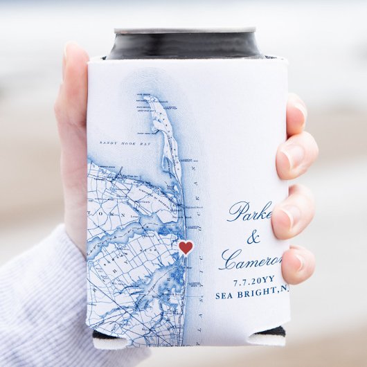 Zee Bright New Jersey bruiloft gunst Drink Blikjeskoeler