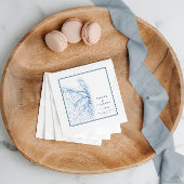 Zee Bright New Jersey Kaart Elegant Wedding Servet