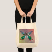 Zee Butterfly fractal op Grocery Bag Tote Bag (Voorkant (product))