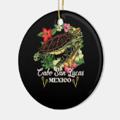 Zee Cabo San Lucas schildpadden Mexicaanse schildp Keramisch Ornament (Links)