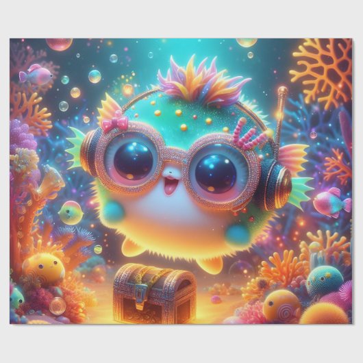 Zee Cadeaupapier (Vlak)