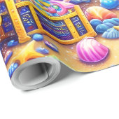 Zee Cadeaupapier (Rol Hoek)