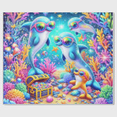 Zee Cadeaupapier (Vlak)