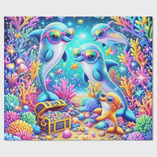 Zee Cadeaupapier (Vlak)