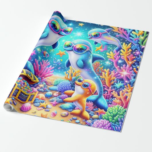 Zee Cadeaupapier (Uitgerold)