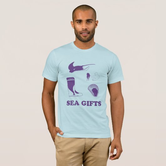 Zee cadeaus! t-shirt (Voorkant volledig)