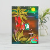 Zee café bar cocktail party night moo kaart (Staand voorkant)