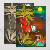 Zee café bar cocktail party night moo kaart (Voorkant / Achterkant)