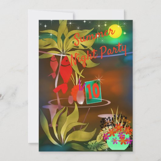 Zee café bar cocktail party night moo kaart (Voorkant)