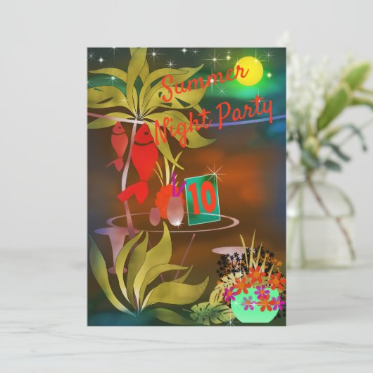 Zee café bar cocktail party night moo kaart (Staand voorkant)