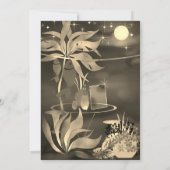 Zee café bar cocktail party night moo kaart (Achterkant)