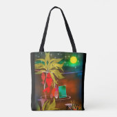 Zee café bar cocktail party night moo tote bag (Achterkant)