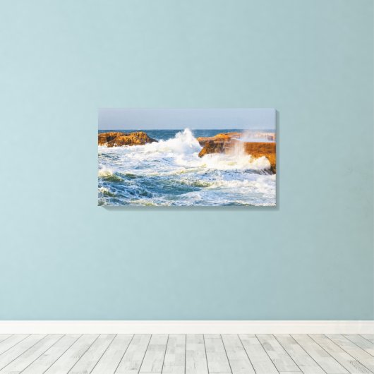 Zee Canvas Afdruk (Insitu (Houten vloer))