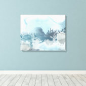 Zee Canvas Afdruk (Insitu (Houten vloer))