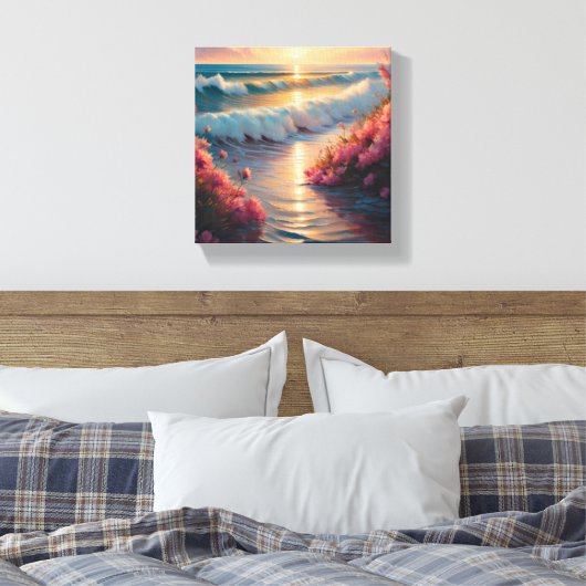 Zee Canvas Afdruk (Insitu (Slaapkamer))