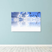 Zee Canvas Afdruk (Insitu (Houten vloer))