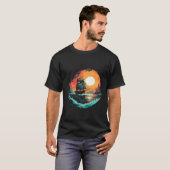 Zee Captain Sailing Sailboat Sailor T-shirt (Voorkant volledig)