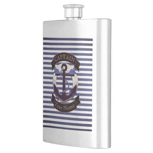 Zee captain sailor gepersonaliseerd flacon (Links)