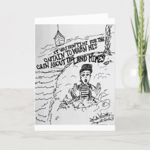 Zee Captain waarschuwt zijn bemanning voor de Land Kaart