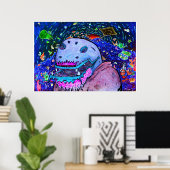 Zee Cave - Blacklight Poster (Thuiskantoor)