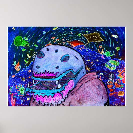 Zee Cave - Blacklight Poster (Voorkant)