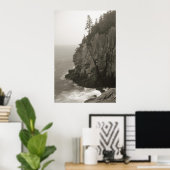 Zee Cliff bij Quoddy Head, Maine Poster (Thuiskantoor)
