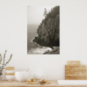 Zee Cliff bij Quoddy Head, Maine Poster (Keuken)