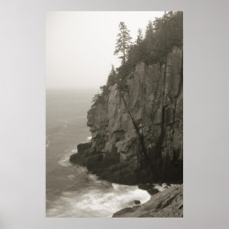 Zee Cliff bij Quoddy Head, Maine Poster