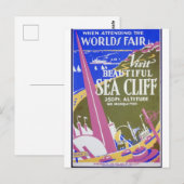 Zee Cliff, Briefkaart New York (Voorkant / Achterkant)