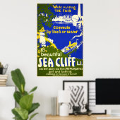 Zee Cliff New York  1939 Reis Poster (Thuiskantoor)
