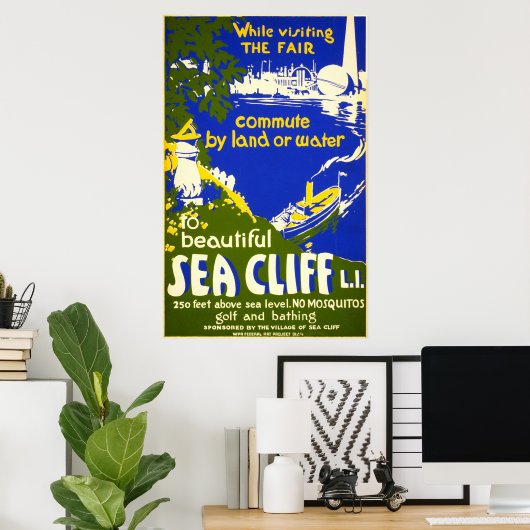 Zee Cliff New York  1939 Reis Poster (Thuiskantoor)