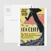 Zee Cliff New York Advertisation Poster Briefkaart (Voorkant / Achterkant)