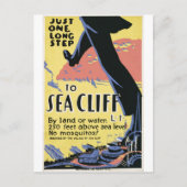 Zee Cliff New York Advertisation Poster Briefkaart (Voorkant)