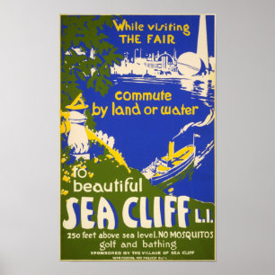  Zee Cliff New York reisposter Poster