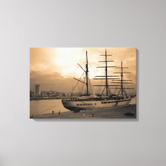 Zee Cloud II Canvas Afdruk (Voorkant)