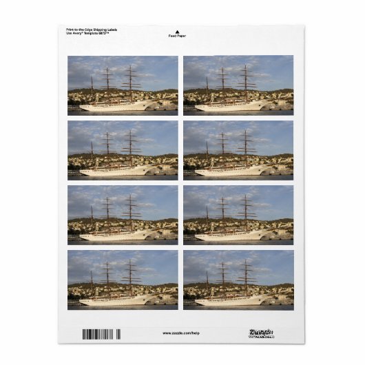 Zee Cloud II Etiket (Full Sheet)