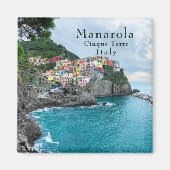Zee Coast Cinque Terre Manarola Riomaggiore Italië Magneet (Voorkant)