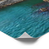 Zee Coast Cinque Terre Riomaggiore Italië Poster (Hoek)