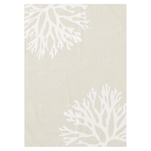 Zee Coral Silhouettes Tafelkleed (Voorkant)