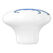 Zee Crab Nautical Beach House Keramische Knop (Zijkant)